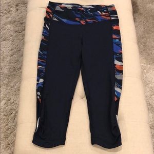 Athleta capris/yoga leggings navy blue